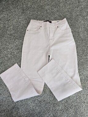 Gloria Vanderbilt Pale Pink Amanda Straight Leg Jeans Women's Size 10